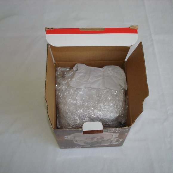 NEW Fitz & Floyd Frosted Bow Box Glass Crystal Trinket Dish - Picture 7 of 16